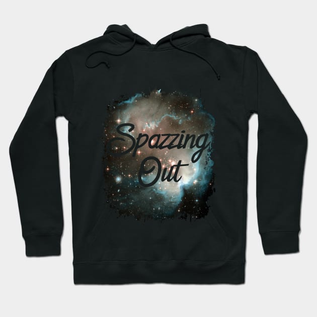 Spazzing Out Funny 80's Design Hoodie by solsateez